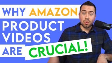 importance of amazon product videos | YouTube thumbnail