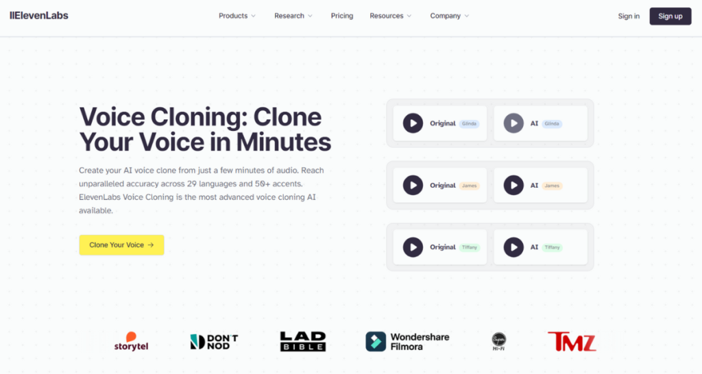 eleven labs voice cloning boost amazon business