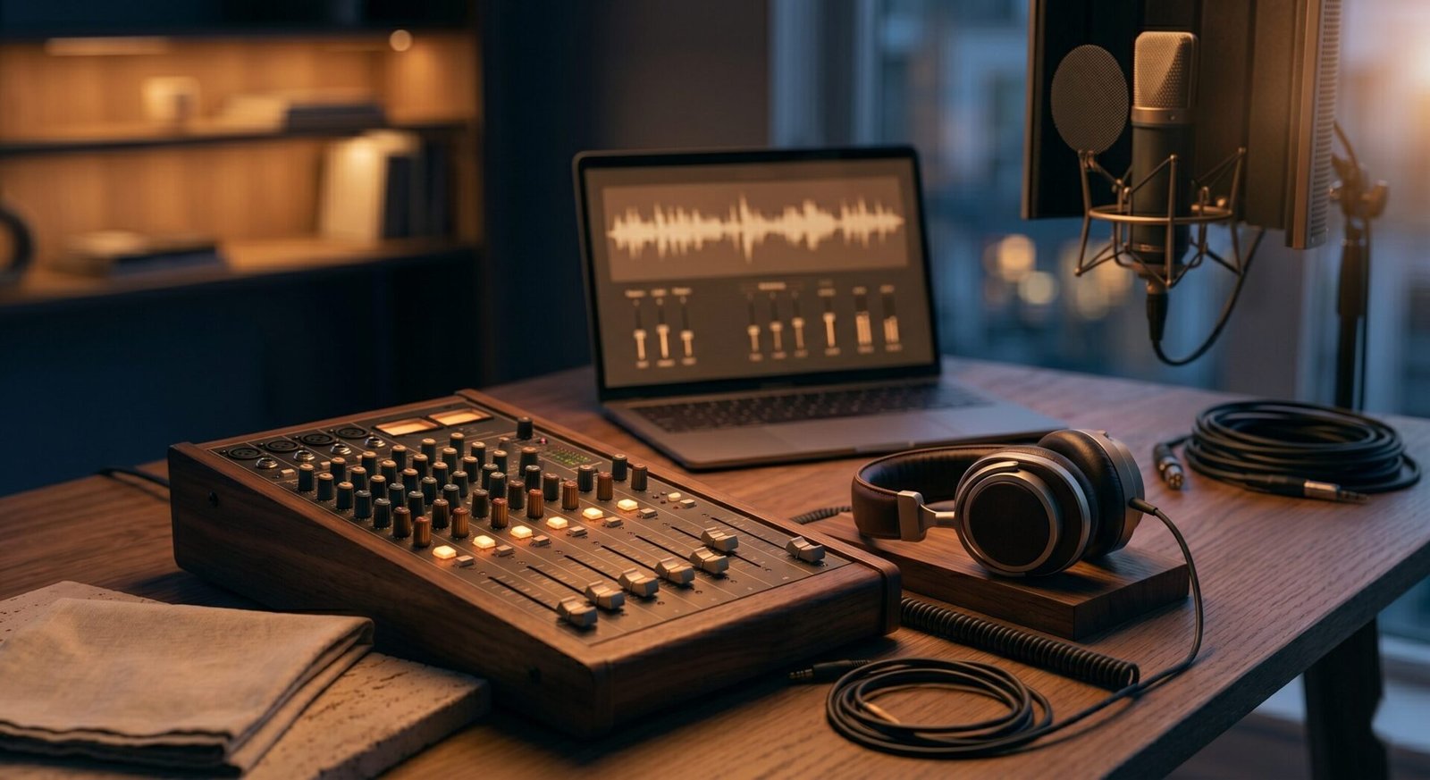 Professional music studio representing custom jingle production for ecommerce brands