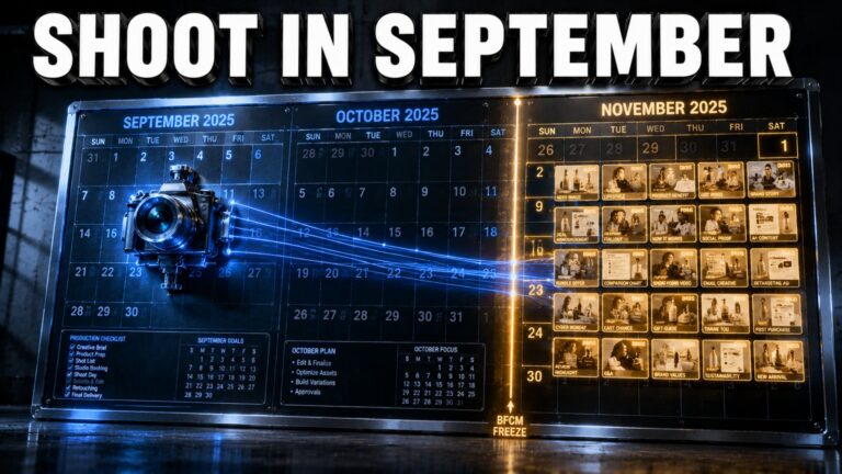 The BFCM Creative Calendar: What to Shoot in September to Ship in November